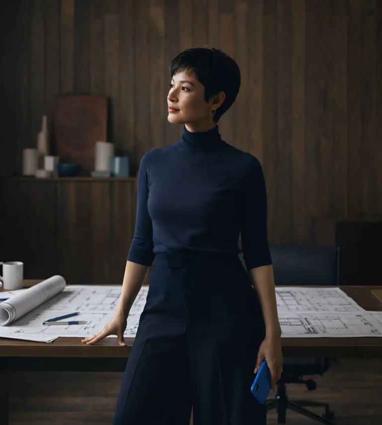 Portrait of Akira Mori leads a construction 